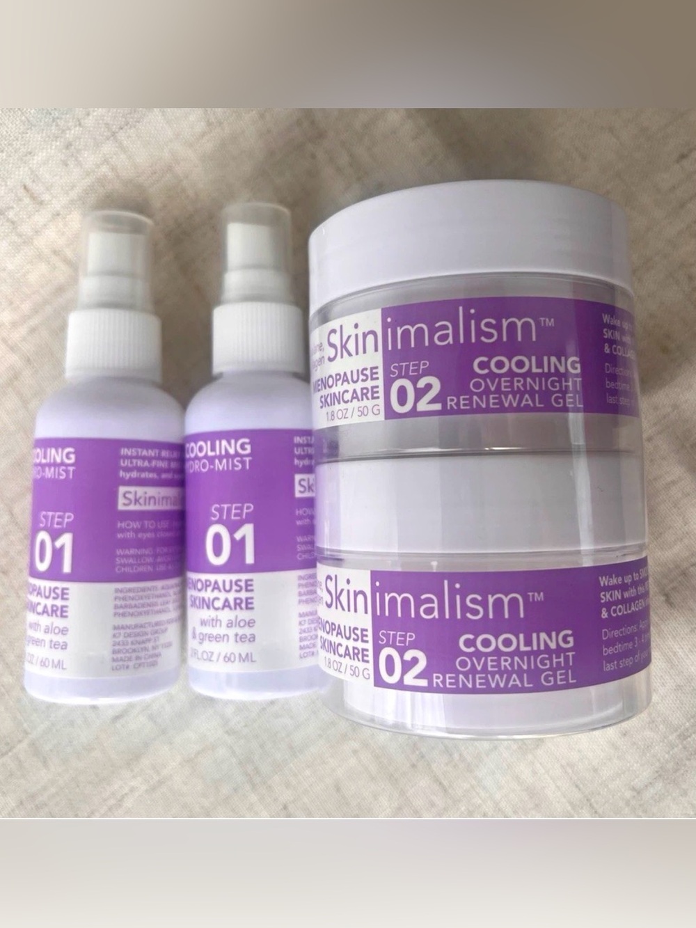 Skinimalism Cooling Overnight Renewal Gel - Purple